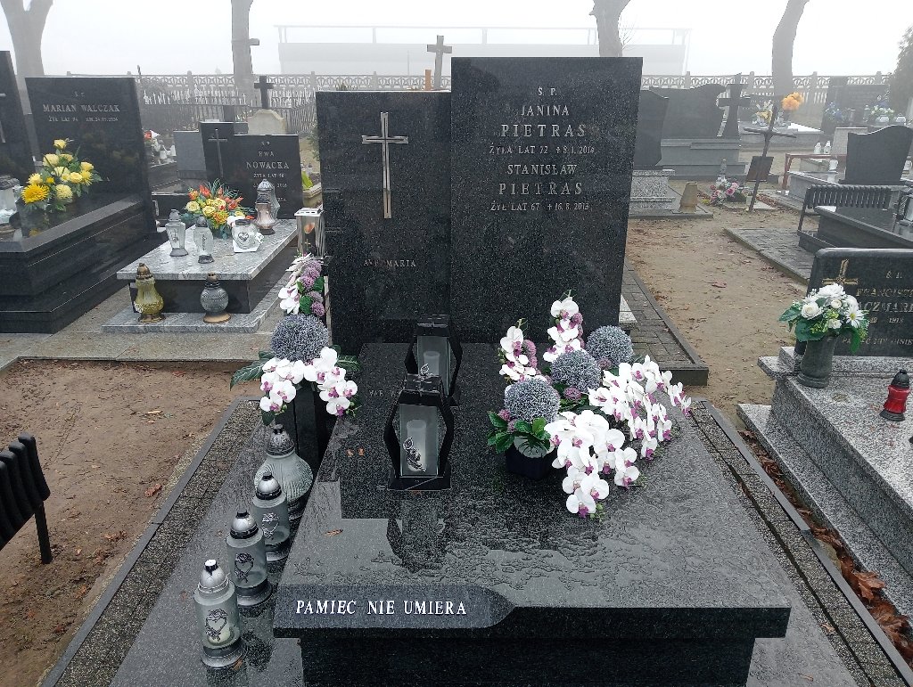 Grób Janina Pietras